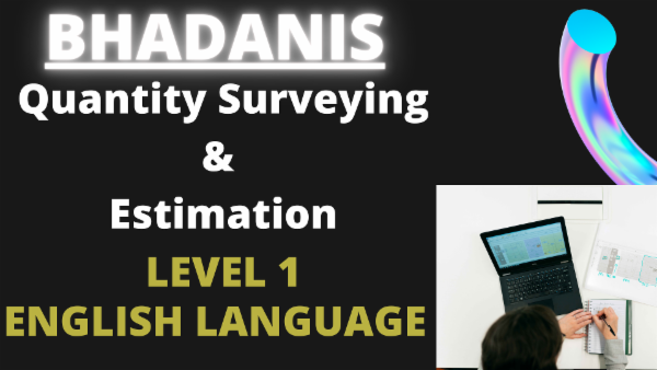 QUANTITY SURVEYING LEVEL 1 ENGLISH LANGUAGE