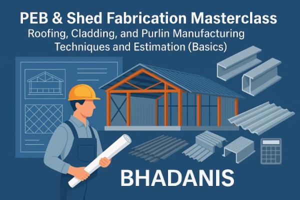 Cladding Sheet In Peb PEB & Shed Fabrication Masterclass – Roofing, Cladding, and Purlin ...