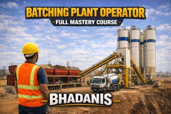 Batching Operator BATCHING PLANT OPERATOR FULL MASTERY COURSE